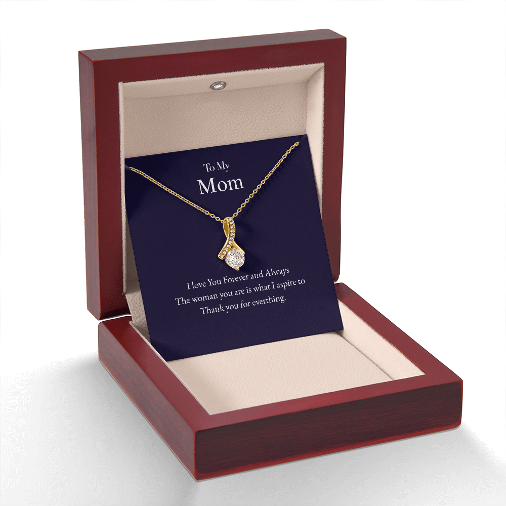To My Mom Alluring Beauty Necklace – A Gift of Love &amp; Gratitude