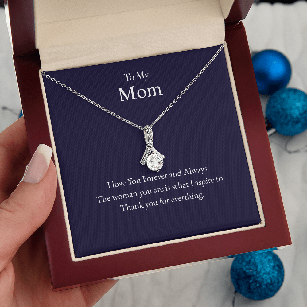 To My Mom Alluring Beauty Necklace – A Gift of Love &amp; Gratitude