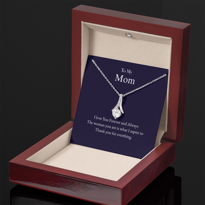 To My Mom Alluring Beauty Necklace – A Gift of Love &amp; Gratitude