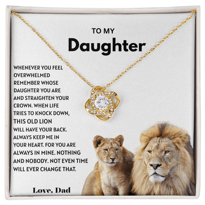 To My Daughter From Dad Necklace