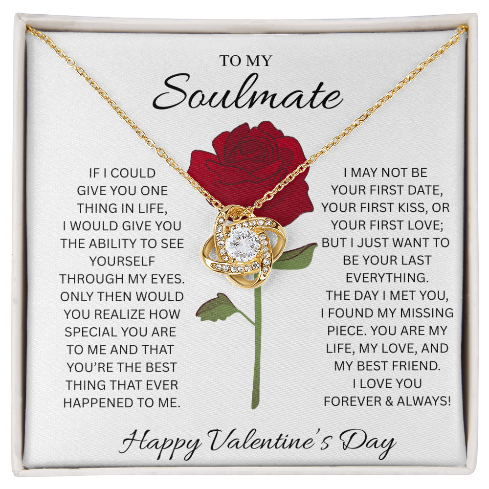 To My Soulmate necklace (Valentines)