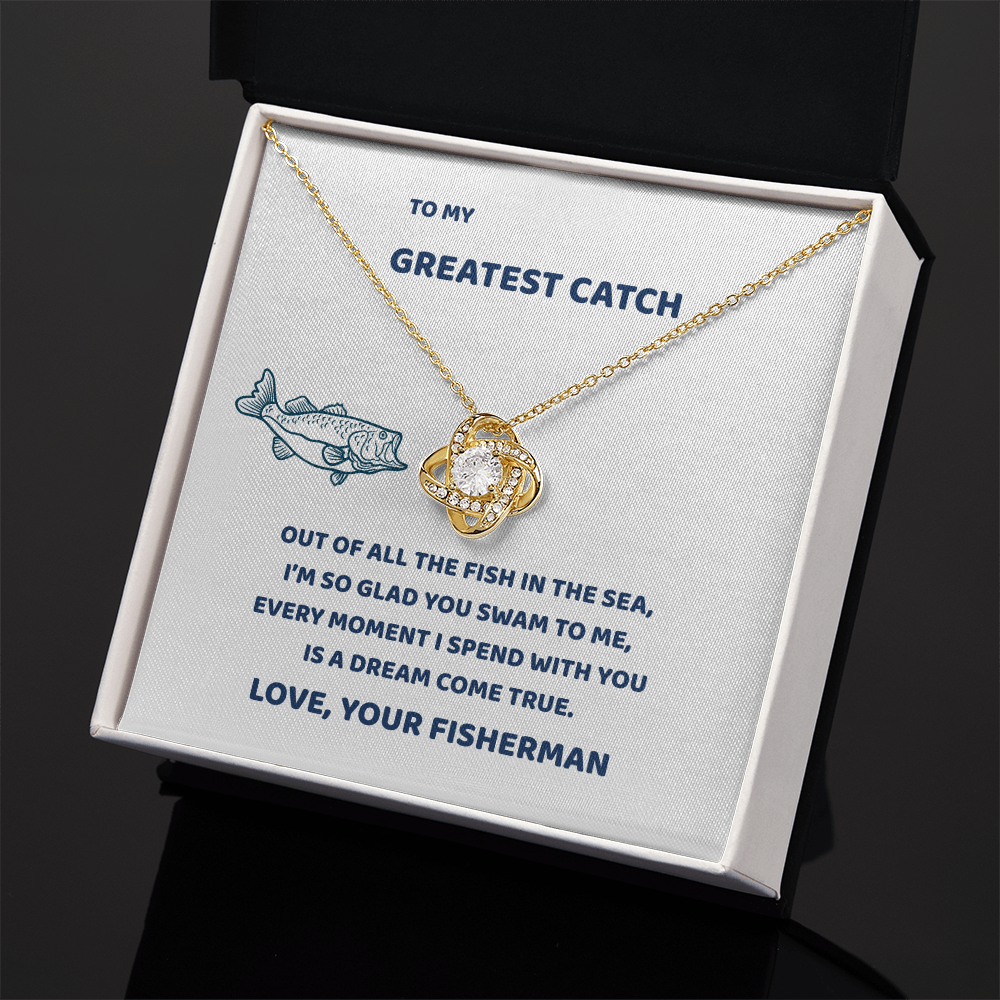 love knot necklace gift
