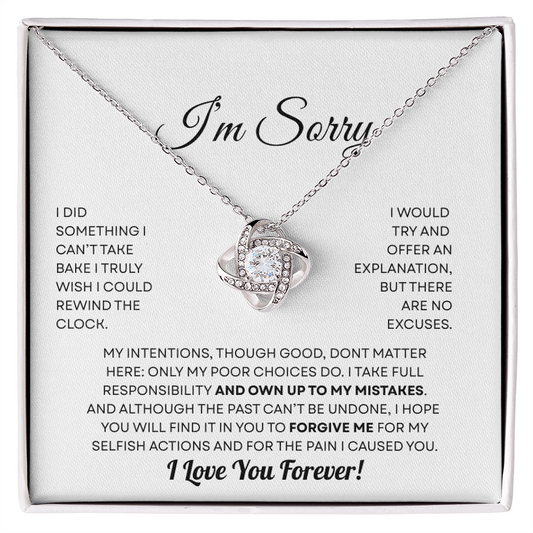 I'm Sorry necklace