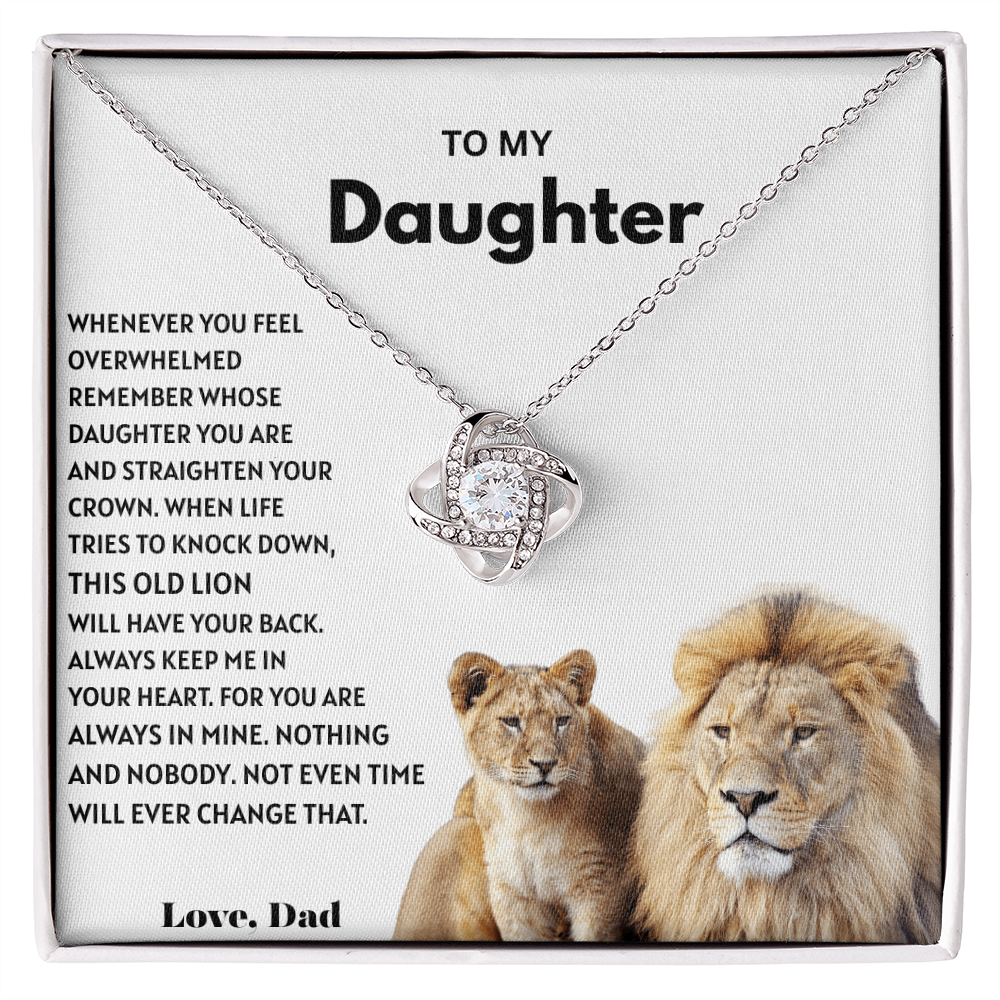 To My Daughter From Dad Necklace