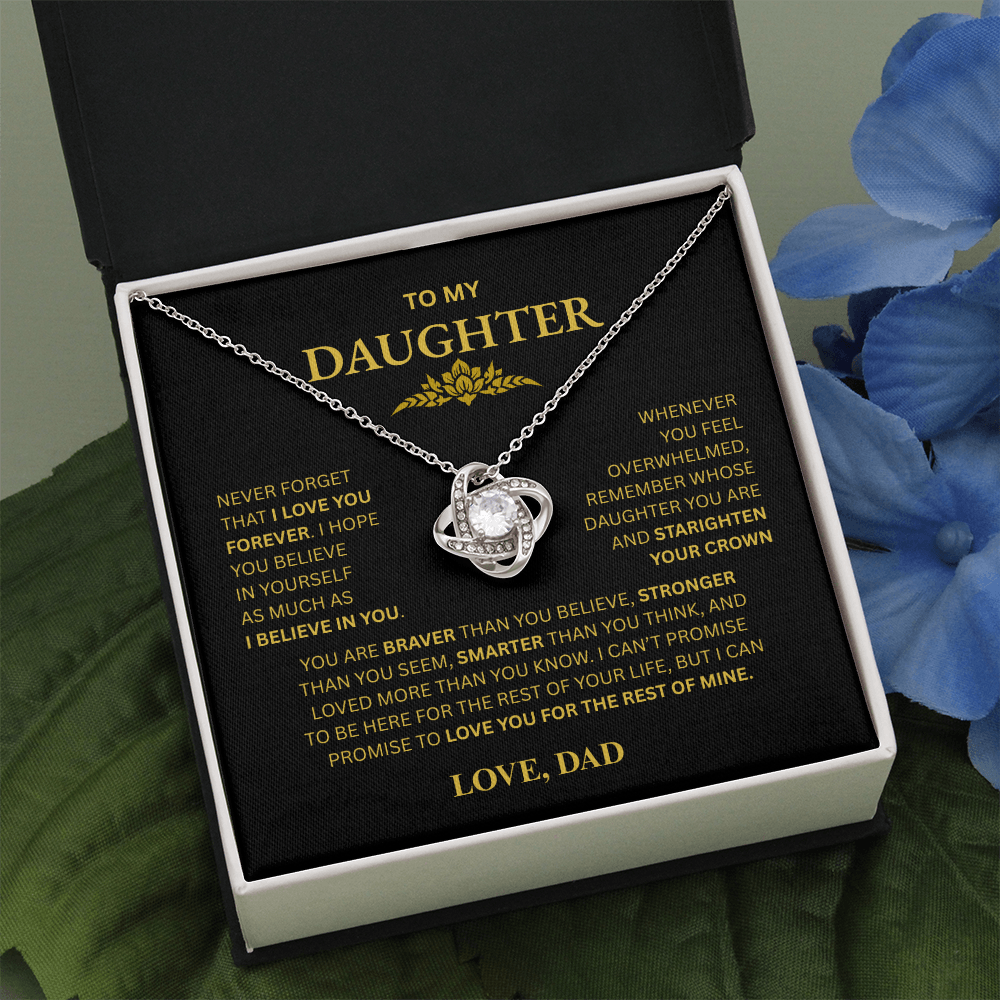 To My Daughter Necklace (from Dad)