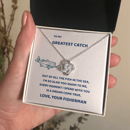 love knot necklace gift