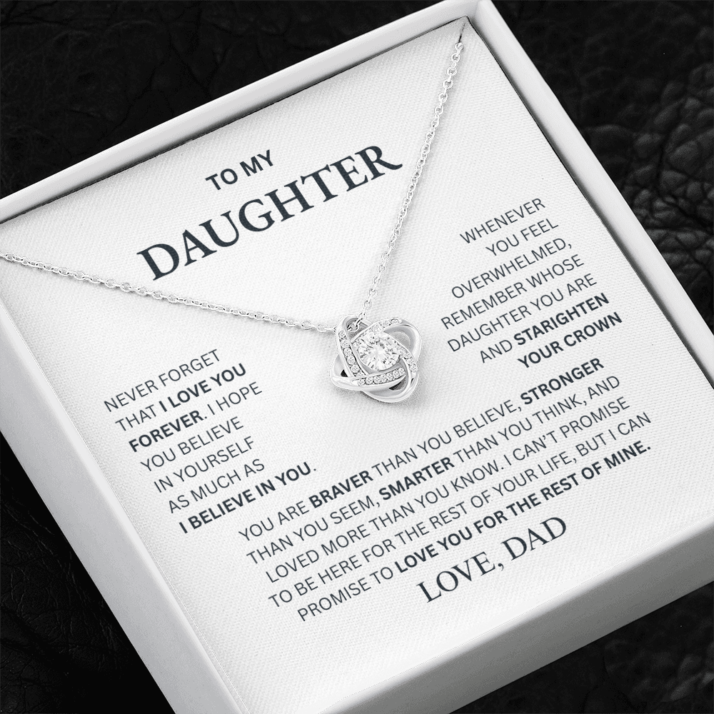To My Daughter Necklace (from Dad)