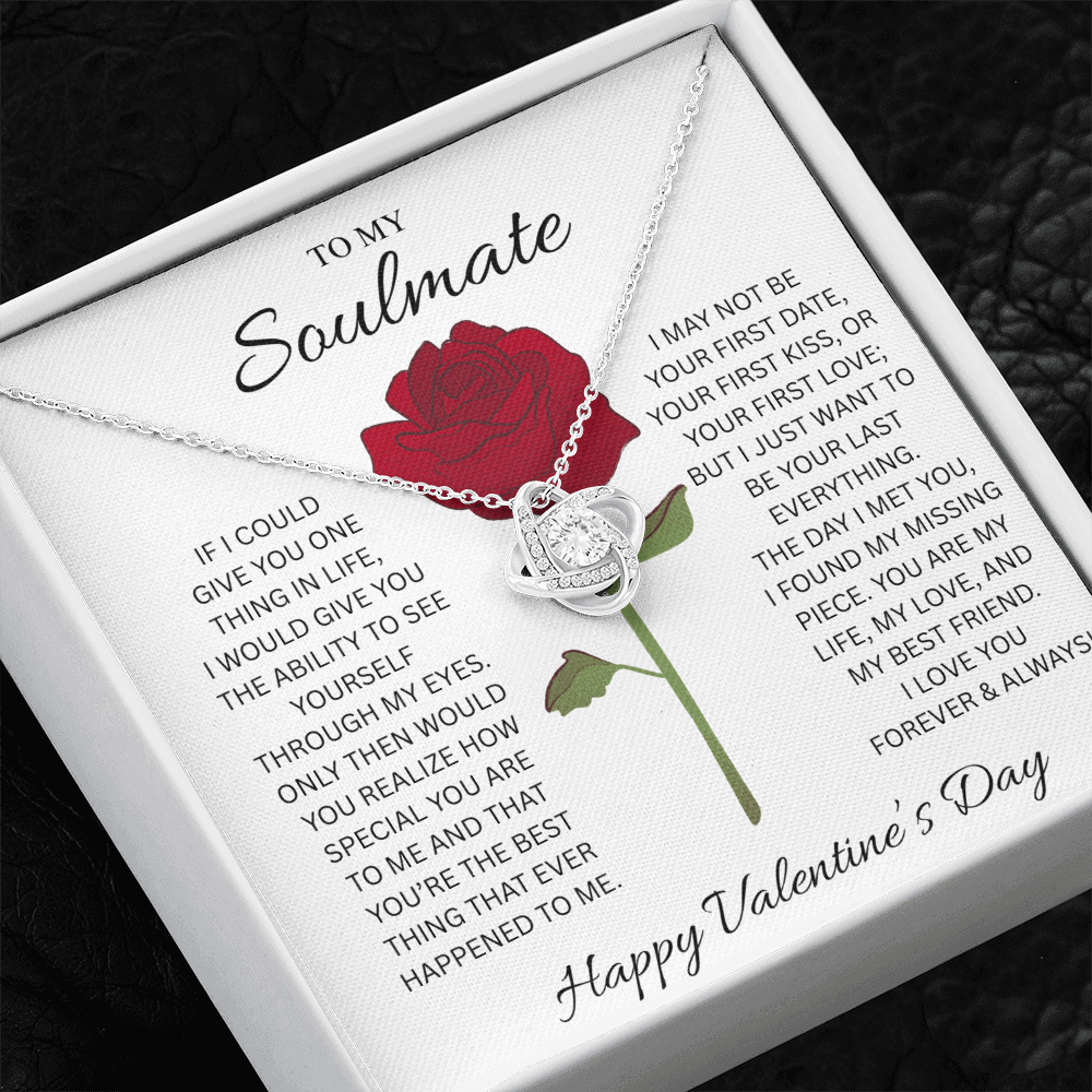 To My Soulmate necklace (Valentines)