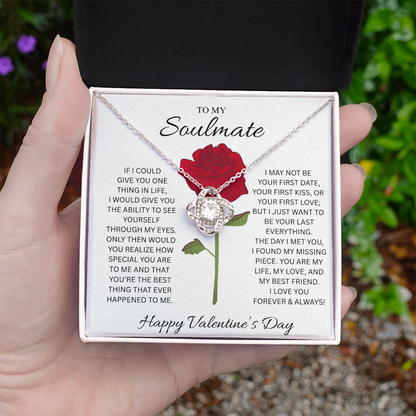 To My Soulmate necklace (Valentines)