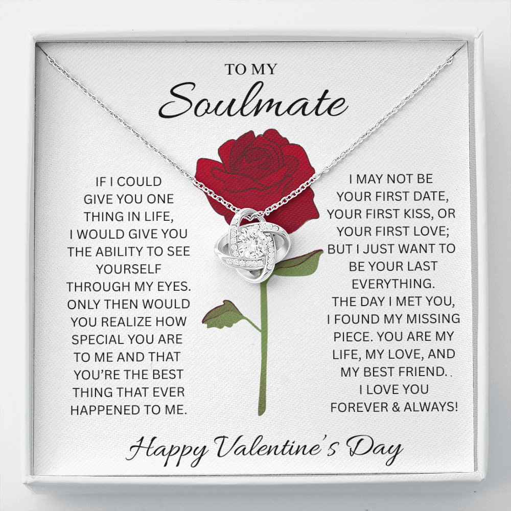 To My Soulmate necklace (Valentines)