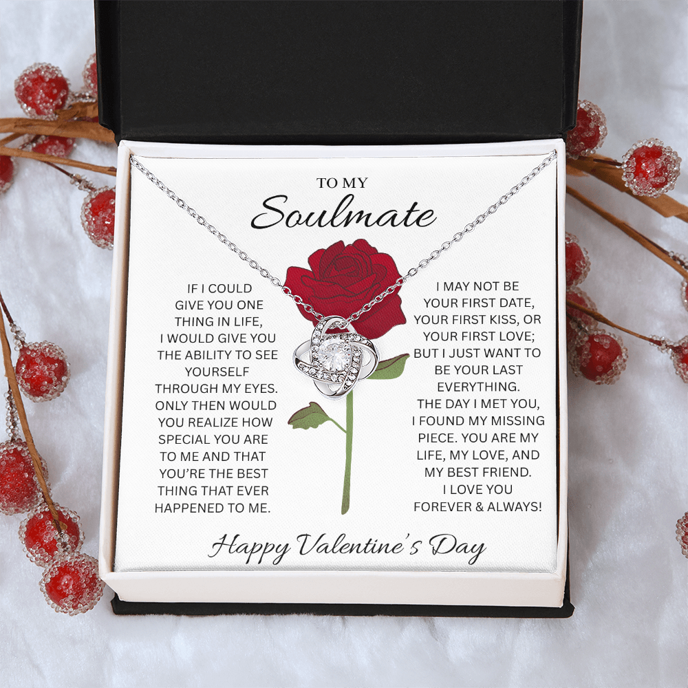 To My Soulmate necklace (Valentines)