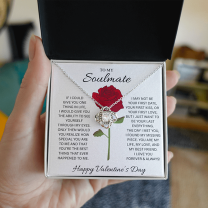 To My Soulmate necklace (Valentines)