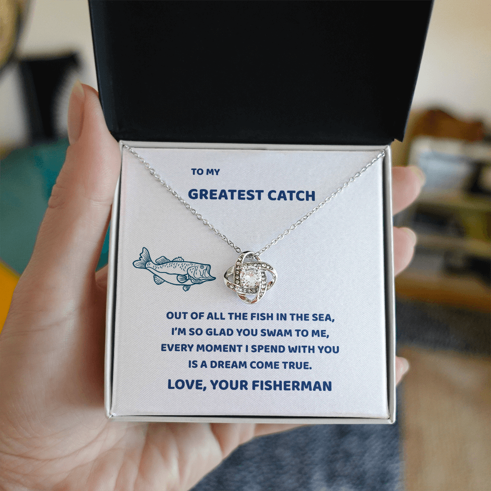 love knot necklace gift