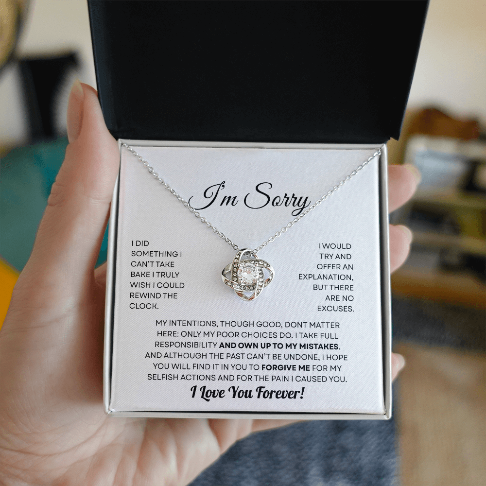I'm Sorry necklace