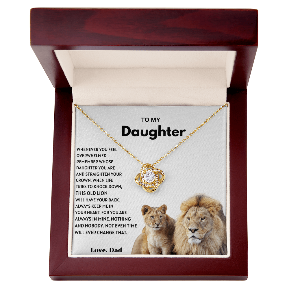 To My Daughter From Dad Necklace