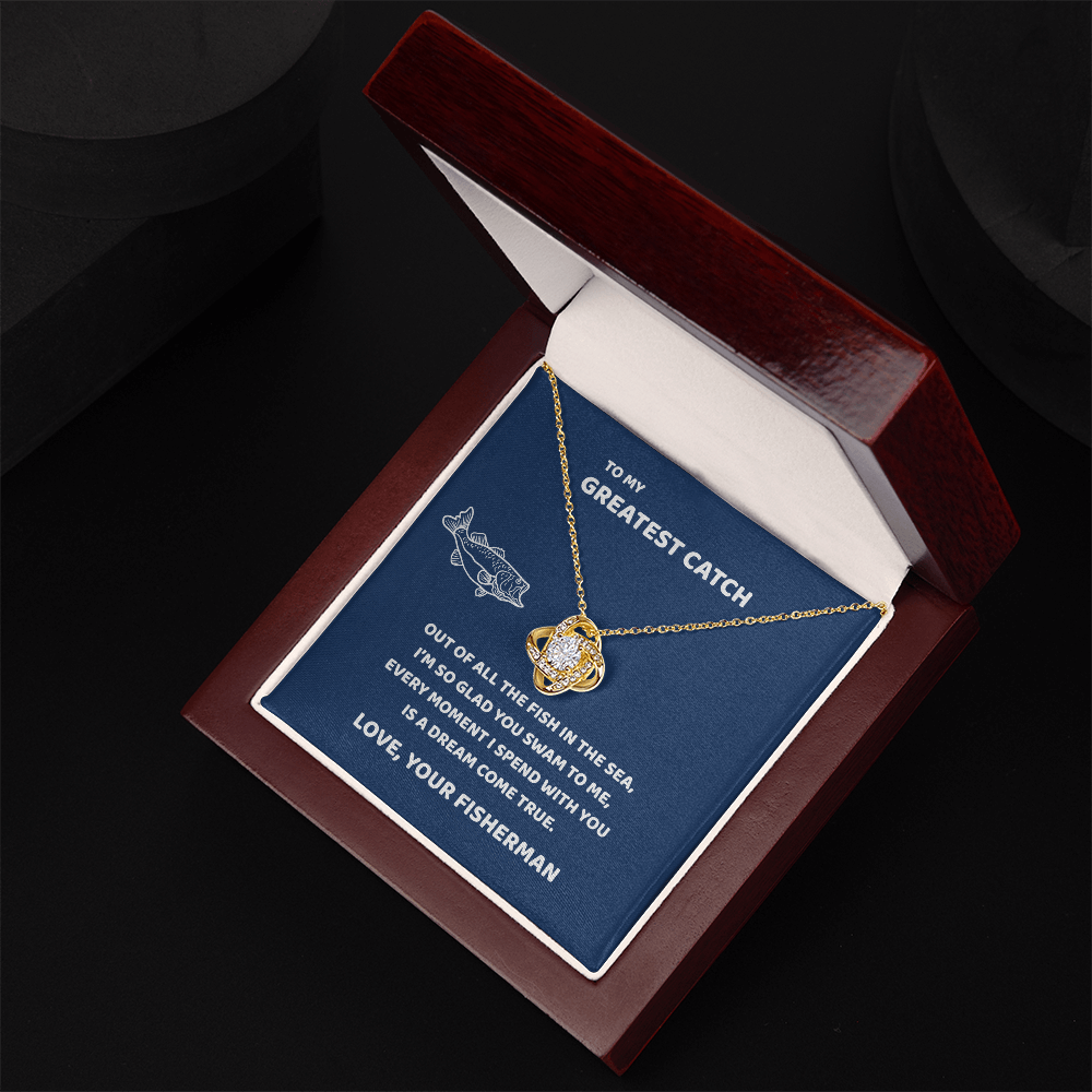 infinity knot necklace
