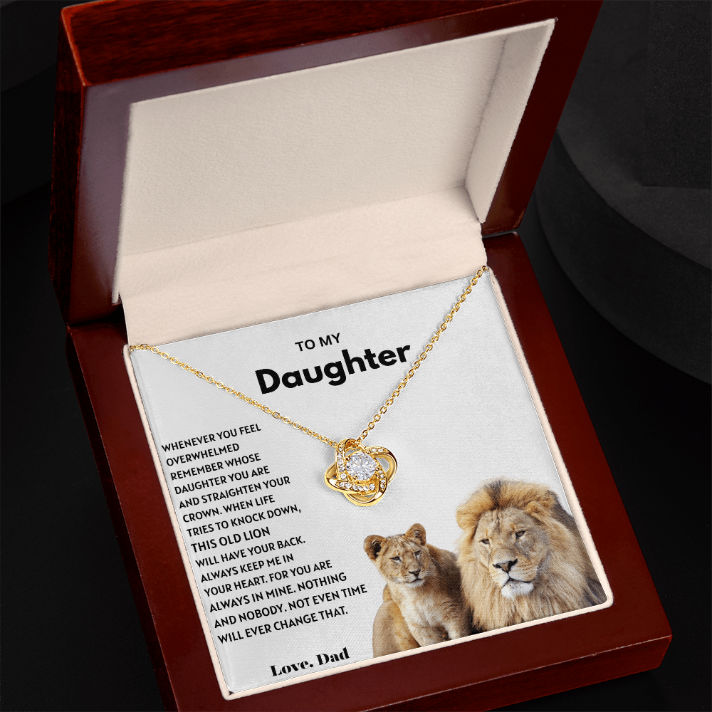 To My Daughter From Dad Necklace