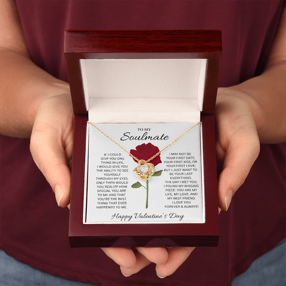 To My Soulmate necklace (Valentines)