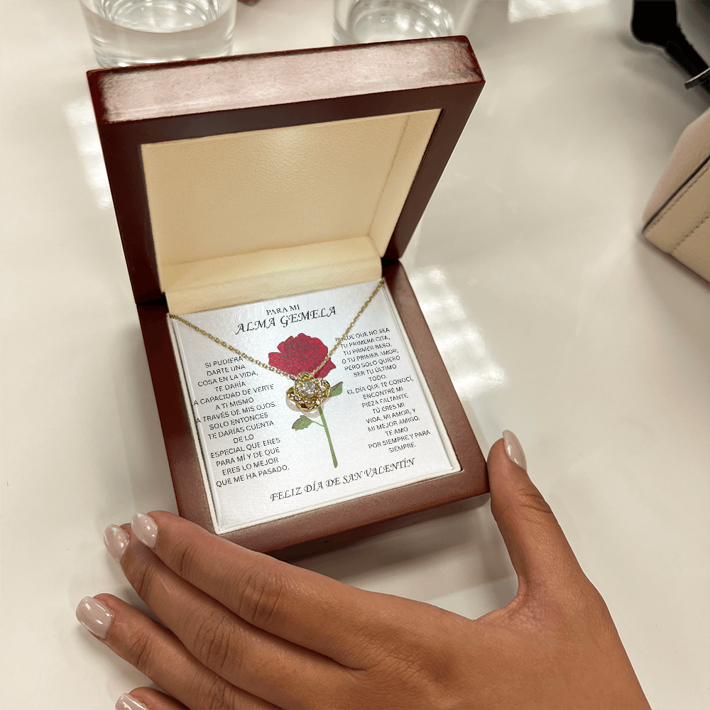 Para Mi Alma Gemela Love Knot Necklace – Unbreakable Soulmate Bond