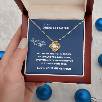 infinity knot necklace