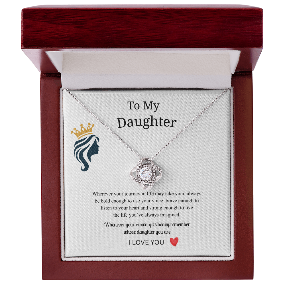 To My Daughter Necklace