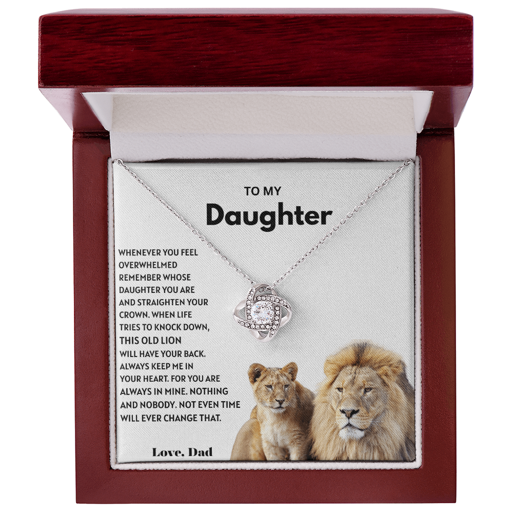 To My Daughter From Dad Necklace