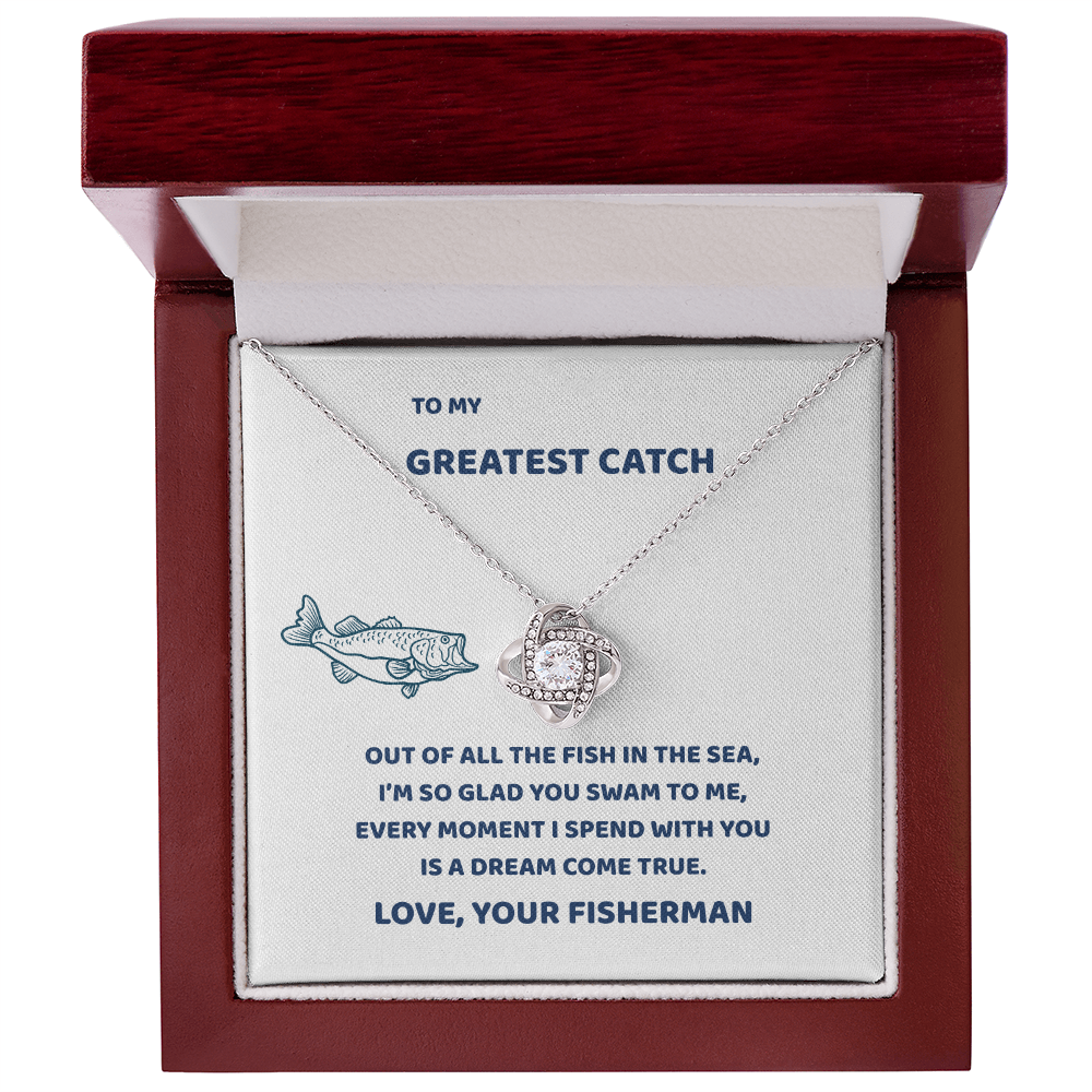 love knot necklace gift