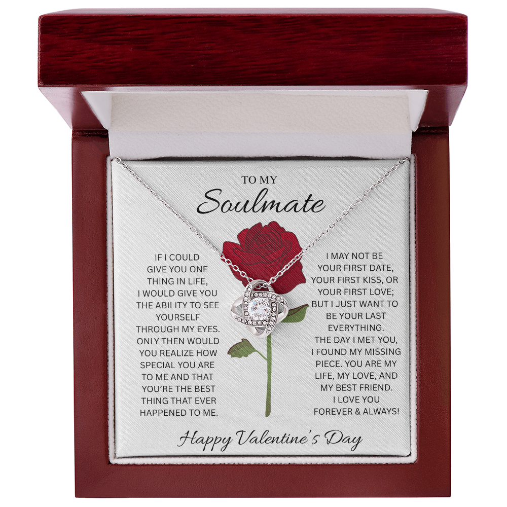 To My Soulmate necklace (Valentines)