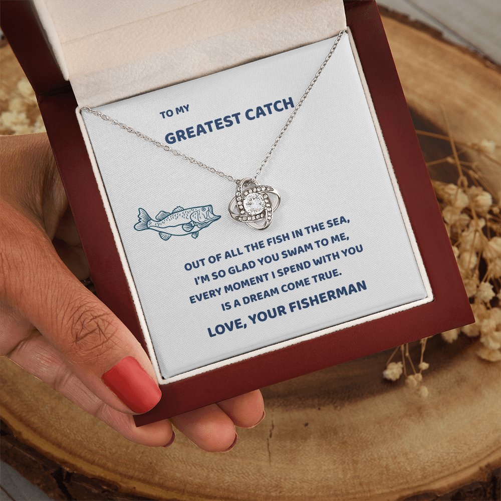 love knot necklace gift