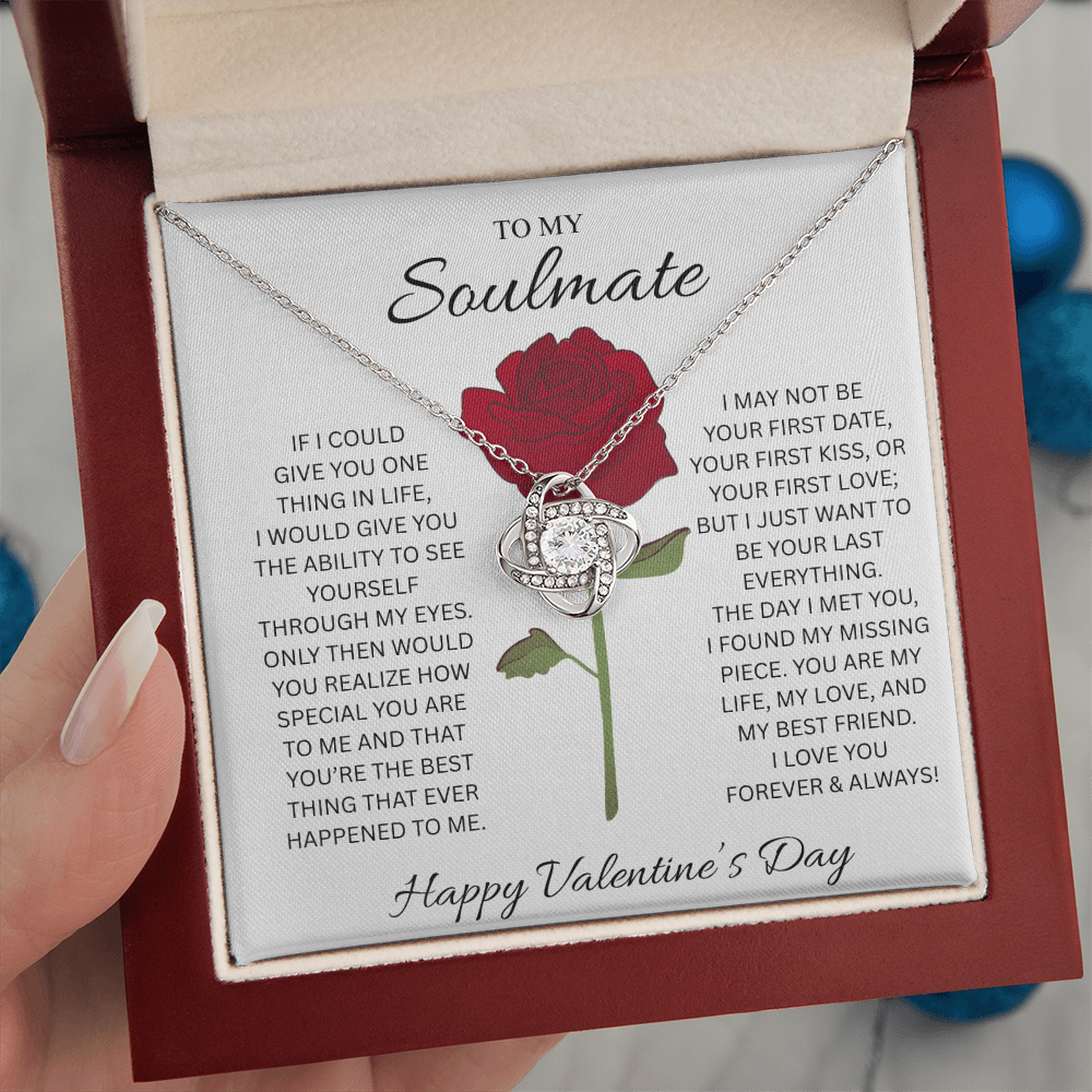To My Soulmate necklace (Valentines)