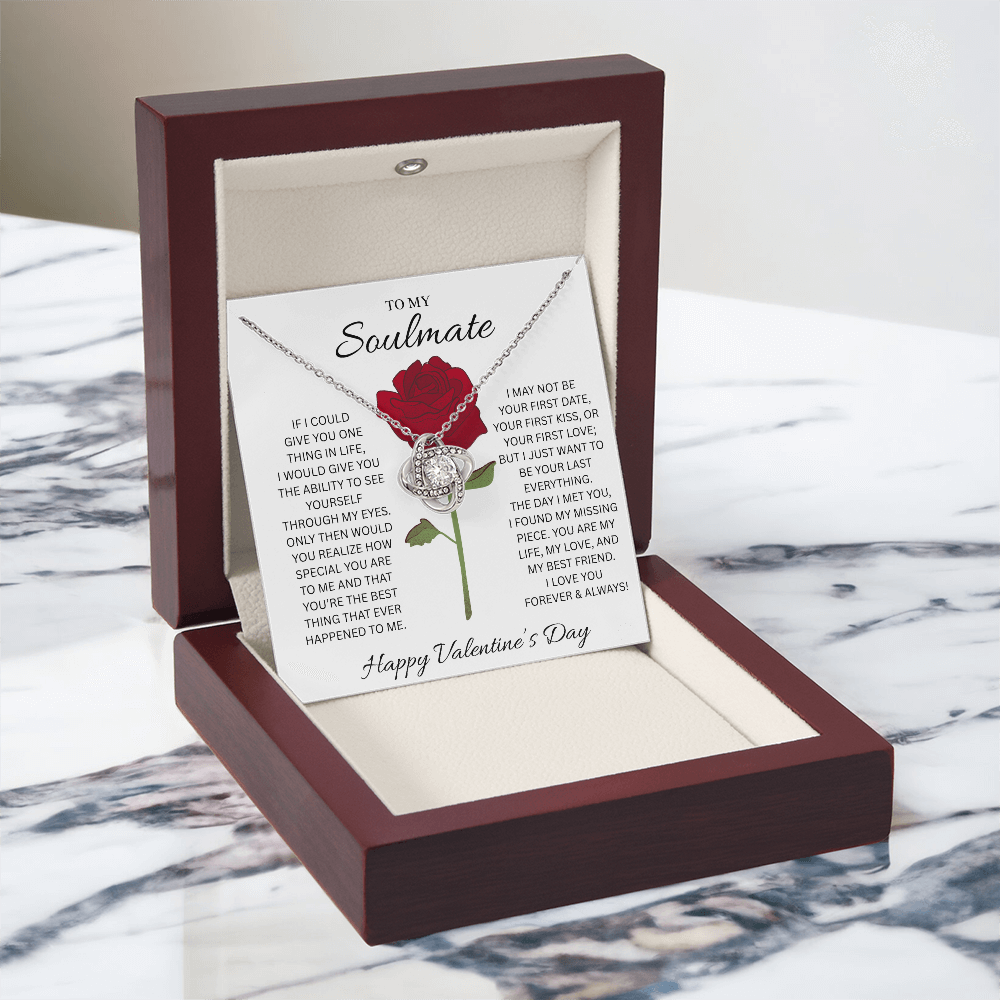 To My Soulmate necklace (Valentines)