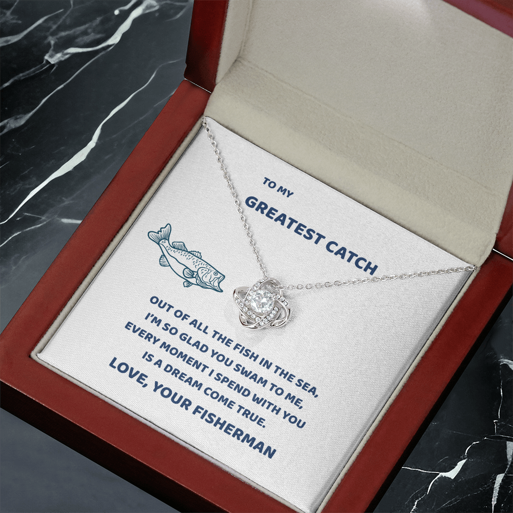 love knot necklace gift