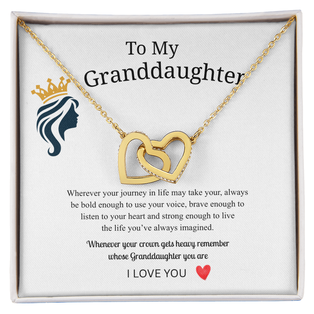 To My Granddaughter Necklace