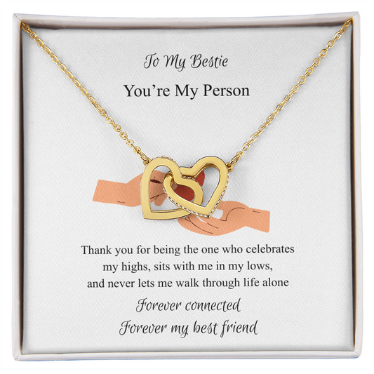 To My Bestie gift necklace