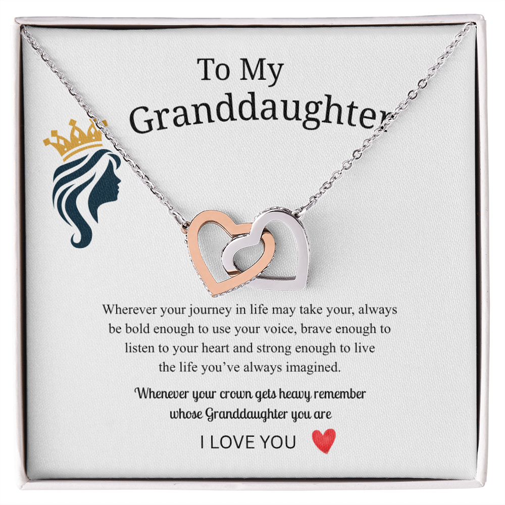 To My Granddaughter Necklace