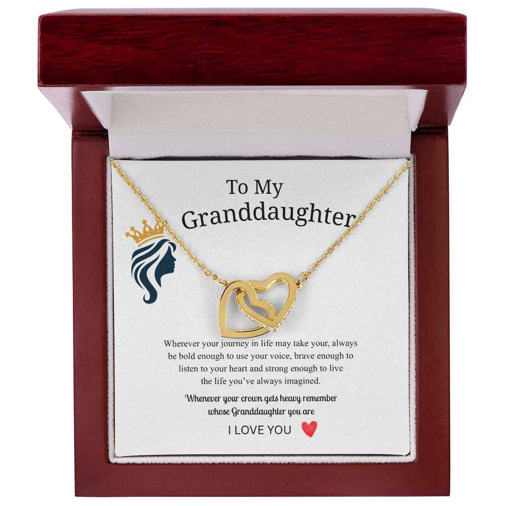 To My Granddaughter Necklace