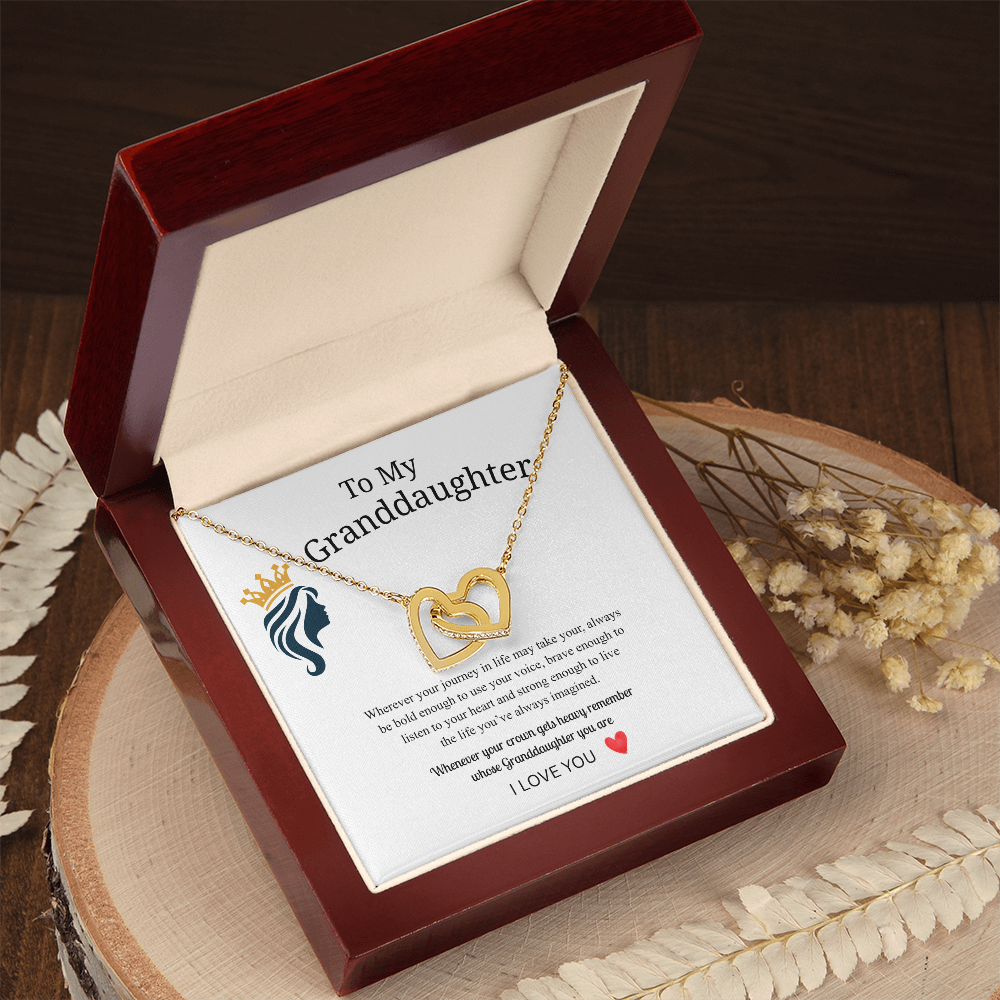 To My Granddaughter Necklace