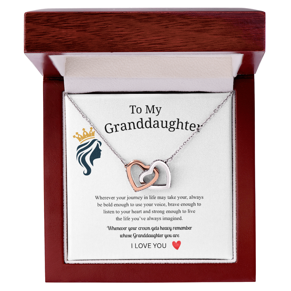 To My Granddaughter Necklace