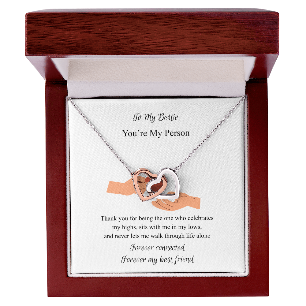 To My Bestie gift necklace