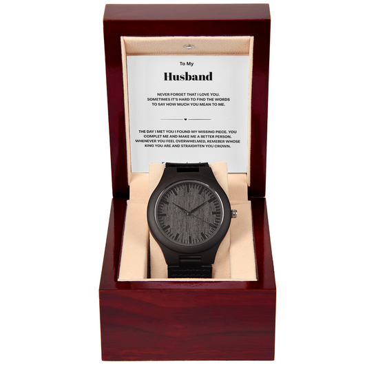 Husband Wooden Watch Gift