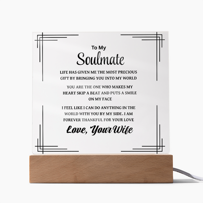 Soulmate Plaque