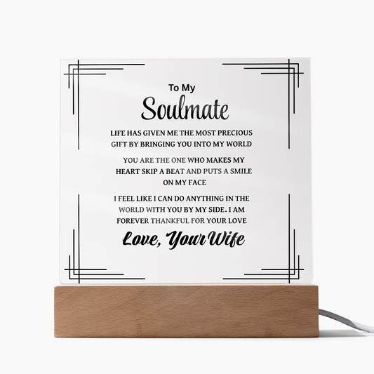 Soulmate Plaque