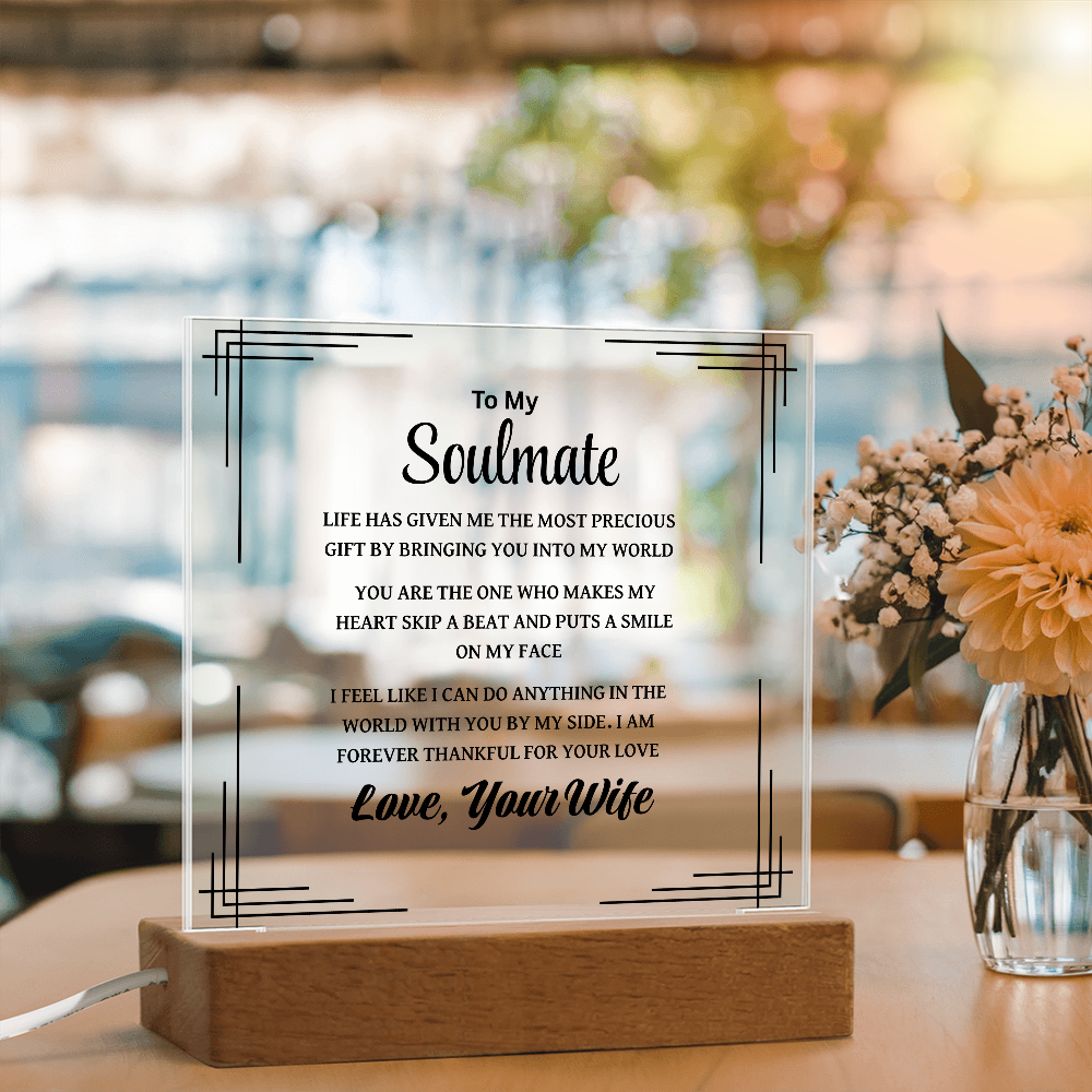 Soulmate Plaque