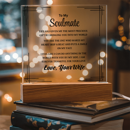 Soulmate Plaque