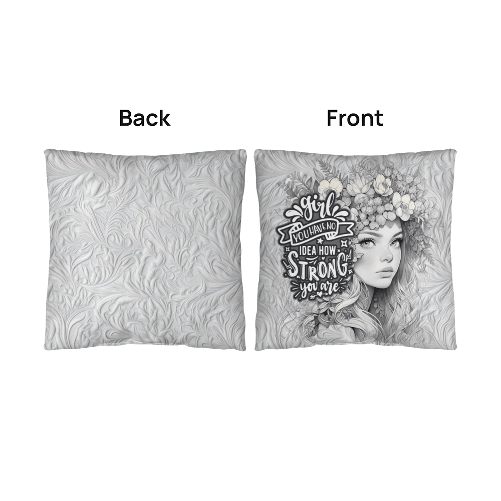 girl power pillow gift