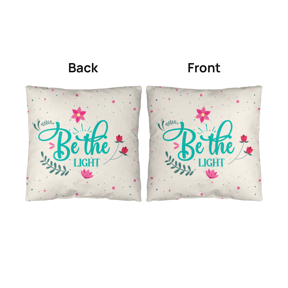 light decorative pillow