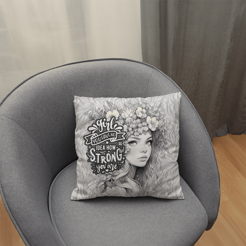 girl power pillow gift