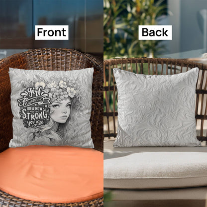 girl power pillow gift