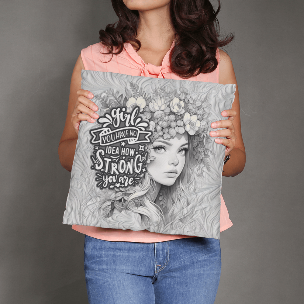girl power pillow gift