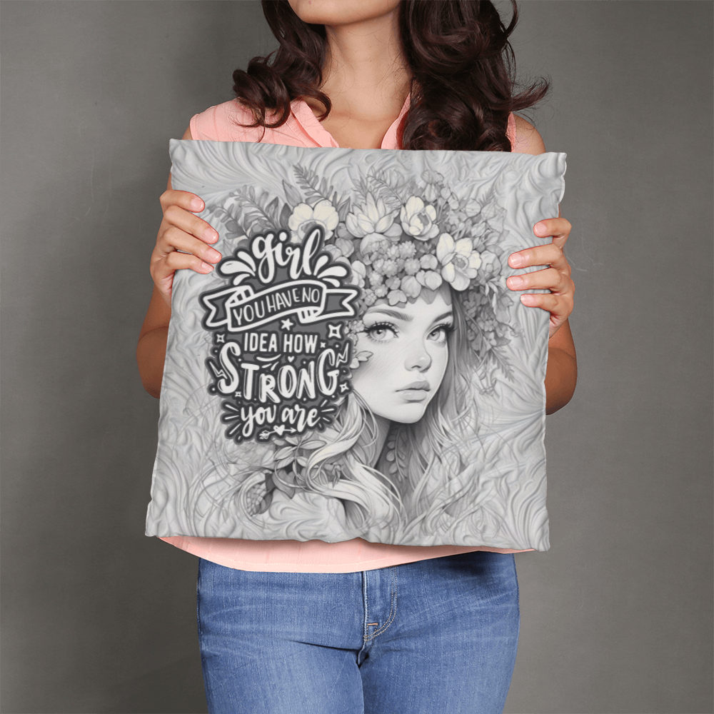 girl power pillow gift